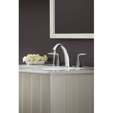 45102-4-CP Kohler Alteo Widespread Bathroom Faucet with Drain 